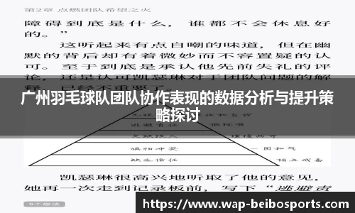 广州羽毛球队团队协作表现的数据分析与提升策略探讨