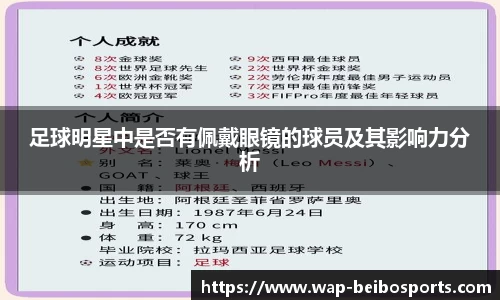 足球明星中是否有佩戴眼镜的球员及其影响力分析